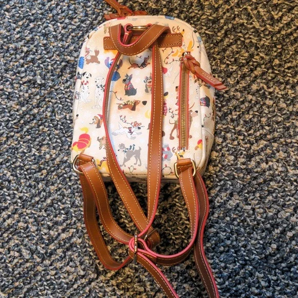 Dooney & Bourke Disney Santa Dogs Mini Backpack - Picture 3 of 6